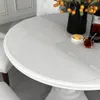 vidaXL Stolní fólie transparentní Ø 90 cm 1,6 mm PVC Náhled obrázku produktu 2
