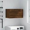 [Home] Wandschrank Braun Eichen-Optik 60x36,5x35cm Produktbild-Vorschau 1