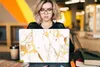 MuchoWow® Laptop Aufkleber Sticker Cover Marmor - Gold - Produktbild-Vorschau 5