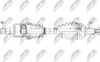 NTY NPW-VW-210 Antriebswelle Vorne Links für VW Polo Produktbild-Vorschau 1