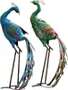 Boltze Pfau Garden Picture 2er set in metallo multicolore Anteprima dell’immagine prodotto 1