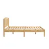 Rattan Doppelbett, Kiefer & PE-Rattan, 15 Latten, Stabile Produktbild-Vorschau 19