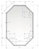 Spiegel Diamant 60 x 40 cm mit Facette Produktbild-Vorschau 2