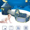3-In-1 Kinder Zelt Ball Pool Krabbeltunnel Sternenhimmel Produktbild-Vorschau 4