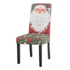 6 Stück Christmas Dining Stuhlbezüge, weicher Stoff Produktbild-Vorschau 5