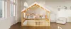 Hausbett 90x200 cm mit Stoffdach, LED-Lichterkette, Produktbild-Vorschau 12
