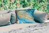 MuchoWow® Outdoor Kissen - Marmor - Wellen - Gold - Muster Produktbild-Vorschau 2
