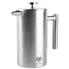 1L French Press kávovar Nerezová oceľ Čajová kanvica Kávová Náhľad obrázku produktu 3