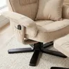 Relaxsessel CHARLY mit Hocker beige - TV Sessel mit Produktbild-Vorschau 3