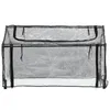 FLO Gewächshaus 60x120x80 cm Transparent und Schwarz Produktbild-Vorschau 7