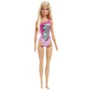 Mattel Barbie Beach Puppe mit pinken Badeanzug DWJ99 HDC50 Produktbild-Vorschau 2
