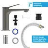 Badarmatur Aldeya Einhebelmischer anthrazit modernes Design Produktbild-Vorschau 5