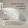RIBECO GERMANY Kühlkissen 80x80 cm – kühlende und wärmende Produktbild-Vorschau 3