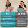 FLOWZOOM COMFY Cuscino da viaggio con cappuccio, memory Anteprima dell’immagine prodotto 10