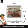 LANOLU Retro Blechschild mit Spruch Poster aus Metall mit Produktbild-Vorschau 2