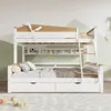 Fortuna Lai Etagenbett 90x200cm/140x200cm mit Windmühle und Produktbild-Vorschau 2