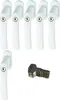 ABUS FG200 W SB abschließbarer Fenstergriff, weiß im Set 6 Produktbild-Vorschau 1
