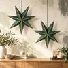 Guirlande décorative en papier, vert avec décorations Voir les images du produit 7