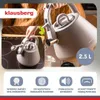 Flötenkessel 2.5L Edelstahl Induktion Pfeifkessel Matt Grau Produktbild-Vorschau 26