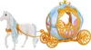 A toy Cinderella carriage with a white horse, presented on a white background. Podgląd zdjęcia produktu