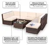 Mucola Lounge Set Polyrattan Gartenmöbel Rattanmöbel Produktbild-Vorschau 5
