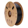 A spool of black 3D printer filament on a cardboard spool. Produktbild-Vorschau