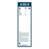 A vertical product information card with text and icons. Produktbild-Vorschau