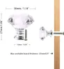10 X Schubladenknöpfe Kommode Möbelknöpfe Kristall 30mm Produktbild-Vorschau 3