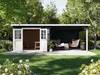 Gartenhaus Blockbohlenhaus CA2977 28 mm naturbelassen mit 3 Produktbild-Vorschau 2