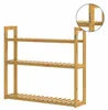 Casaria Scaffale da bagno Mobiletto bamboo bagno 3 Ripiani Anteprima dell’immagine prodotto 8