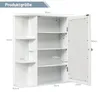 COSTWAY Spiegelschrank Badschrank Haengeschrank Wandschrank Produktbild-Vorschau 7