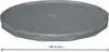 Bestway® Winterfeste Premium-Abdeckplane Ø 427 cm, grau, Produktbild-Vorschau 6