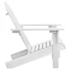 vidaXL Chaise de jardin en bois blanc Voir les images du produit 15