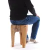 BAUMSTAMM HOCKER "LOG" | 41x29 cm (HxB), natur | Sitzhocker Produktbild-Vorschau 3