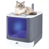 Katzentoilette mit UV-Schutz Katzenklo Groß mit Produktbild-Vorschau 1
