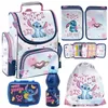 Schulranzen für Kinder mit Federmäppchen Lilo und Stitch Produktbild-Vorschau 1