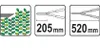 Yato YT-8821, Čierna, Oranžová, Vlnitá čepeľ, Oceľ, Náhľad obrázku produktu 8
