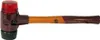 A studio shot of a rubber mallet with a wooden handle against a white background. Náhľad obrázku produktu