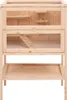 vidaXL Klec pro křečky 55 x 40 x 80 cm jedlový masiv Náhled obrázku produktu 3