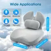 Omgoods - Ergonomisch Zitkussen met Traagschuim voor Auto Productafbeelding-voorbeeld 2