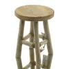 VAN DER LEEDEN Schemel Natur Ø 17 cm - Teakholz massiv Produktbild-Vorschau 1