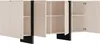 4-türige Kommode aus MDF - Beige und Schwarz - LUVONIA Produktbild-Vorschau 4