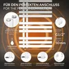 LuxeBath Iron EM designový koupelnový radiátor - 500 x 1600 Náhled obrázku produktu 4