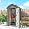 Outsunny metalen tuinhuis, 1,17 m², tuinhuis met zadeldak Productafbeelding-voorbeeld 2