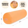 GORILLA SPORTS® Yoga Bolster - Ø20 cm, Waschbarer Bezug, Produktbild-Vorschau 4