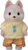 Figurki husky Hayden i Pauline na rowerze tandemowym Anteprima dell’immagine prodotto 6