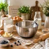 Camolo Profi Edelstahl Schüssel Set mit Deckel zum Backen, Produktbild-Vorschau 8