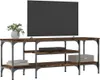 vidaXL TV skříňka Smoked Oak 121x35x45 cm Materiál dřevo a Náhled obrázku produktu 3