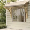 vidaXL Dveřní stříška 150x100x100 cm z masivního Náhled obrázku produktu 2