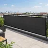 KADAX Zasłona balkonowa, 475 x 95 cm, 180 g/m², osłona Podgląd zdjęcia produktu 4